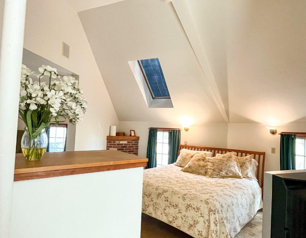 Studio Suite #13 offers a king bedroom, Jacuzzi tub and with five windows