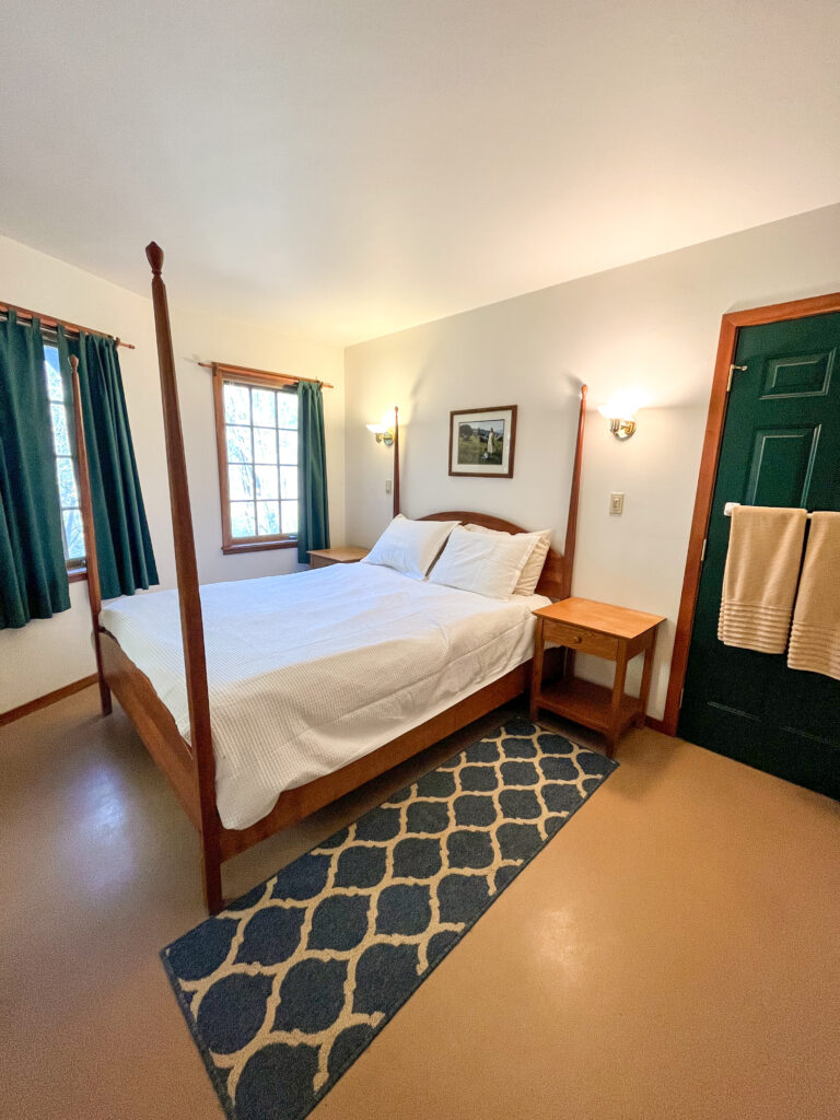 A cozy stay in Unit #9 with a queen bed and private bath