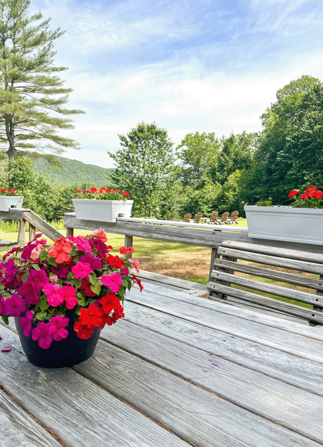 Outdoors flowers Event venue lyme New-Hampshire